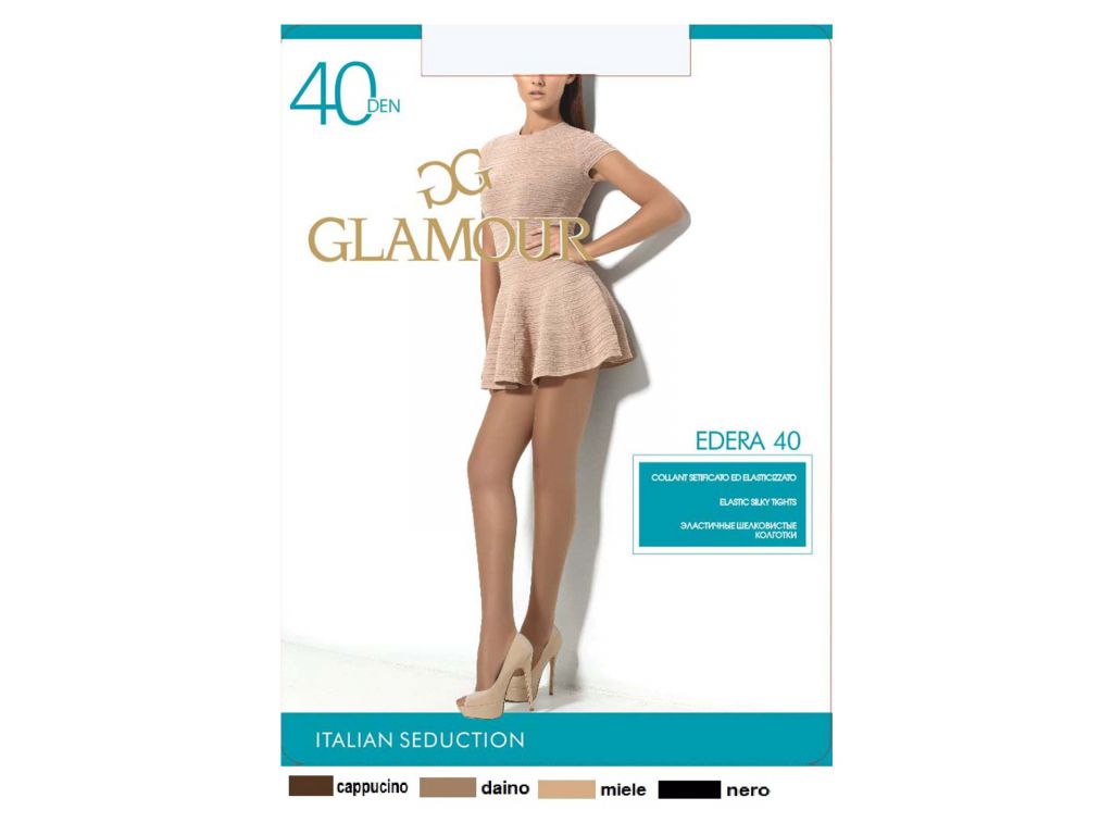 Колготки GLAMOUR Edera (40 ден NERO р. 3 )