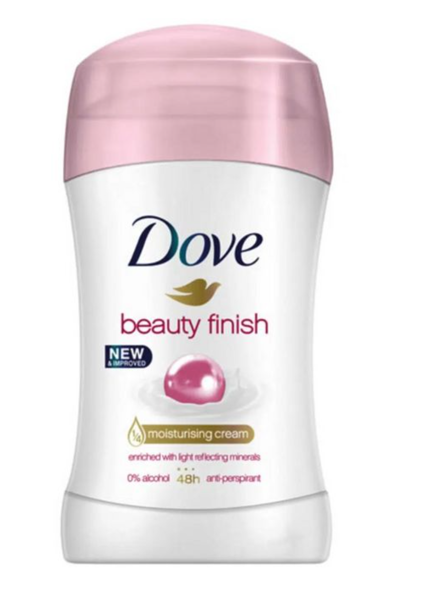 DOVE Део-стик женский  BEAUTY FINISH (Красота и уход) 40 мл СТИКЕР