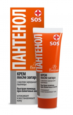 FLORESAN COSMETIC Крем после загара "Пантенол SOS" 75мл  Ф-312