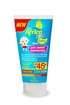 FLORESAN COSMETIC  Africa kids Крем для самых маленьких, для чувствительной кожи 50 мл  SPF45+     Ф-411