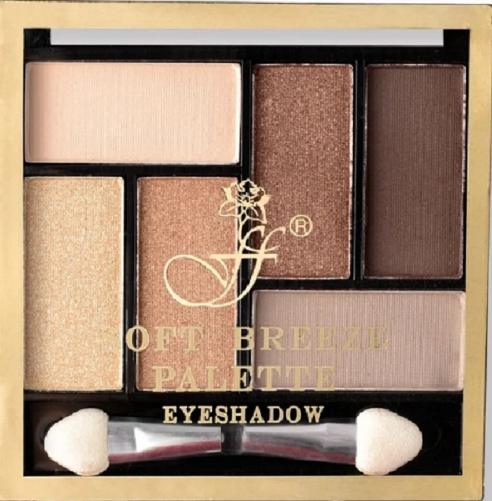 Ffleur Тени ЕР 06 для век 6-цветные  SOFT BREEZE PALETTE тон 2