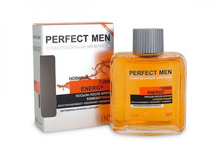 PERFECT MEN Лосьон после бритья Turbo Energy 100 мл