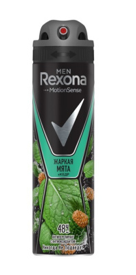 Rexona Дезодорант-аэрозоль мужской Жаркая мята и кедр 150мл.